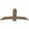 Ekena Millwork Bellingham Rough Sawn Timber Gable Bracket, Douglas Fir, 48"W x 26"H x 2"D x 6"F, 13/12 Pitch GBW048X26X0206BEL00RDF - alternate 5
